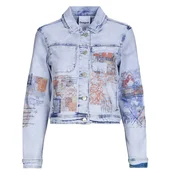Desigual Prehodna jakna moder denim/mešane barve