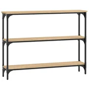 Vidaxl Konzolna mizica sonoma hrast 100x22,5x75 cm inženirski les