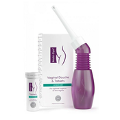 Vaginalni irigator + tablete Douche Combipack, 10 tableta