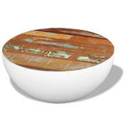VIDAXL skledasta klubska mizica iz predelanega lesa (60x60x30cm)
