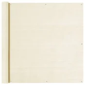 Balkonski zastor krem 120 x 600 cm HDPE