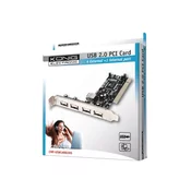 Konig kontroler PCI USB2.0 4+1 port