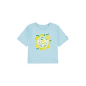 CONVERSE Majica SPRING CITRUS LEMON svetlo modra/rumena