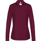 GREIFF Ženska strežna bluza z dolgimi rokavi, bordo