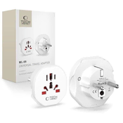 slomart Prehodnik/adapter Tech-Protect Universal Travel Adapter na EU - bel