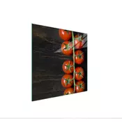 shumee STEKLENA ZAŠČITNA PLOŠČA ZA ŠTEDILNIK 50x52 TOMATO