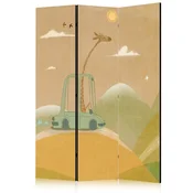 Paravan - Dreamy Traveler - Giraffe Driving a Car on a Beautiful Sunny Day 135x172 Akusticni