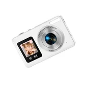 INF Digitalni fotoaparat z dvojim zaslonom, 4K 30fps, 18x zoom White, (5000298746)