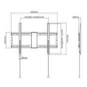 Gembird WM-80F-01 Nosac za TV 37-80