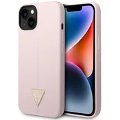 Ovitek Guess GUHCP14MSLTGU iPhone 14 Plus 6.7 Silicone Triangle vijoličen