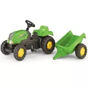 Rolly Kid Tractor & Trailer - Green