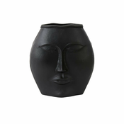 Črna aluminijasta vaza Face – Light & Living
