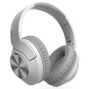 Bežične slušalice s mikrofonom A4tech - BH300, bijele/sive