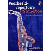 VOORBEELD REPERTOIRE ALTSAXOFOON PLAY ALONG +CD VOL. A & PIANO ACCOMPANIMENT