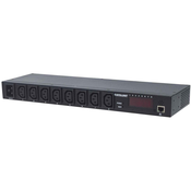 Intellinet 163682 8AC outlet(s) Black power distribution unit (PDU)