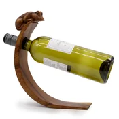 Leseno stojalo za vino – Žaba - Cotton, wood - Home warming - Za 40 let