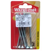 shumee Kaljeni lesni vijaki 5x80mm 7 kosov PZ2 zlati