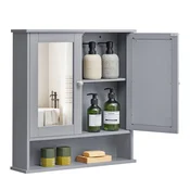 Songmics Ogledalo omarica 13x565x585 cm siva