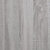 Zidna polica s 2 razine sivog hrasta sonome 80x21x51 cm drvena