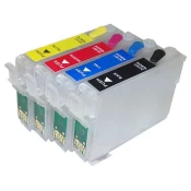 Komplet polnilnih kartuš Fenix E-T0711+E-T0712+E-T0713+E-T0714 z ARC čipom brez črnila