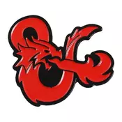 shumee Kovinska značka RPG DND - logotip Dungeons and Dragons