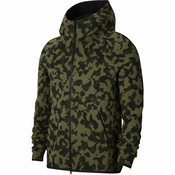 Nike TCH FLC HOODIE AOP, muški pulover, zelena CJ5975