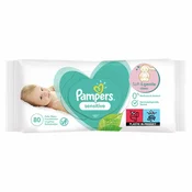 Pampers Maramice Sensitive, 80 komada