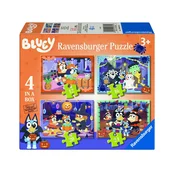 Ravensburger - Puzzle 4 proti 1: Bluey na noč čarovnic - 1 - 39 kosov