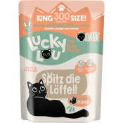 Lucky Lou Life Stage Pouch mačja hrana Adult - perutnina in zajec - 300 g