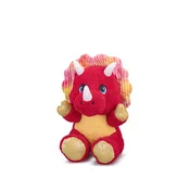 Triceratops plišast 16,5 cm sedeč rdeč