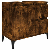 Kupaonski ormaric boja hrasta 65 x 33 x 60 cm konstruirano drvo