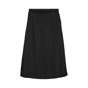 Vero Moda Midi krilo Mymilo 10340419 Črna Regular Fit