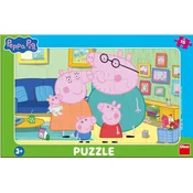 Dino - Puzzle Peppa v dnevni sobi - 1 - 39 kosov