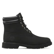 Timberland Vojaški škornji črna 45 EU 6 IN Basic Boot