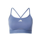 ADIDAS PERFORMANCE Sportski grudnjak Aeroreact, sivkasto plava / bijela