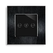 Exeshop wi-fi touch curtain al crni (tuya) ( sc004 )