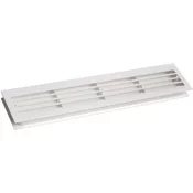 Prezračevalna rešetka za sobna vrata 454 x 90 mm bela