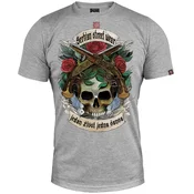 011Shop Muška majica kratkih rukava Jedan život, jedna šansa, Svetlosiva