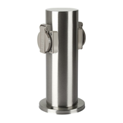 Brilagi - Spoljašnji stub sa uticnicama PILLAR 2Z SCHUKO 230V IP44 mat hrom