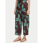 LOLA CASADEMUNT Hlače iz tkanine LS2614055 Rjava Relaxed Fit