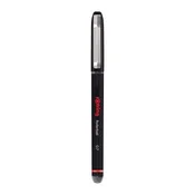 Rollerball, 0,7 mm, s pokrovčkom, ROTRING Rollerball, črne barve