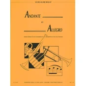 BALAY:ANDANTE ET ALLEGRO CORNET OU SAXHORN OU TROMPETTE ET PIANO