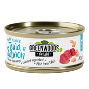Greenwoods Delight filet tune s lososom 24 x 70 g