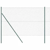 Vidaxl Sistem za pritrditev varjene žične ograje 25 x 1,5 m (Š x V)