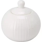 Gastro sladkornica, bela, rebrast dizajn, prostornina 0,31 l, višina 100 mm, premer 105 mm (6 kos)