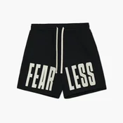 Cropp - Sportski šorts s natpisom - CRNO