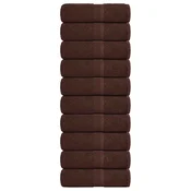 Rucnici za goste FROGN 10 kom. Smedi 30x50 cm 360 g/m2