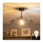 Brilagi - LED pritrjen lestenec CERIA WIRE 1xE27/60W/230V premer 38 cm črn