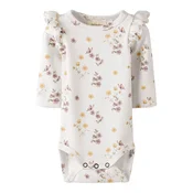 LilAtelier Pajac/bodi NBFGAVO limona/oliva/mauve/bela