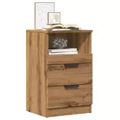 Vidaxl vidaXL Nočna omarica Artisan hrast 40x36x65 cm Material na osnovi lesa